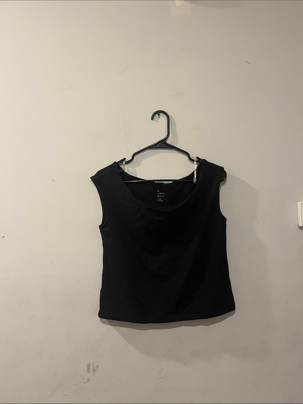 a new day Black Sleeveless Scoop Neck Tank Top